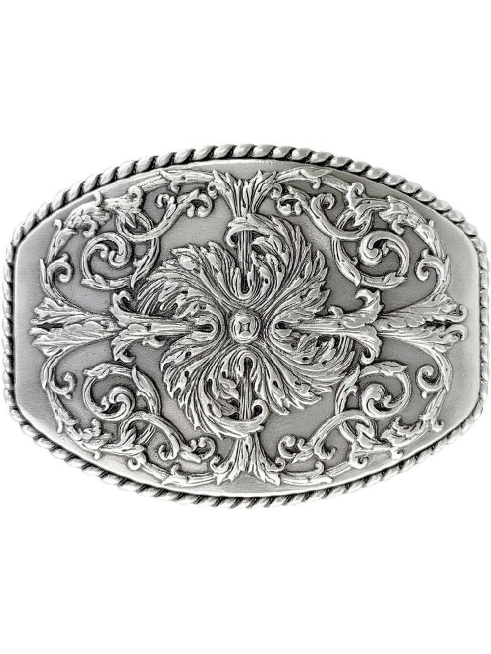 Men's Antique Silver Dogs Birds Star Replacement Belt Buckle Fits 1-1/2"(38mm)